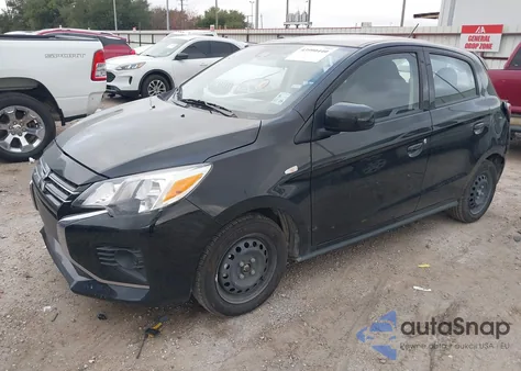 2024 Mitsubishi Mirage Es/Le from USA, damaged, VIN ML32AUHJ5RH007490